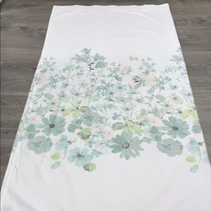 Fabric shower curtain